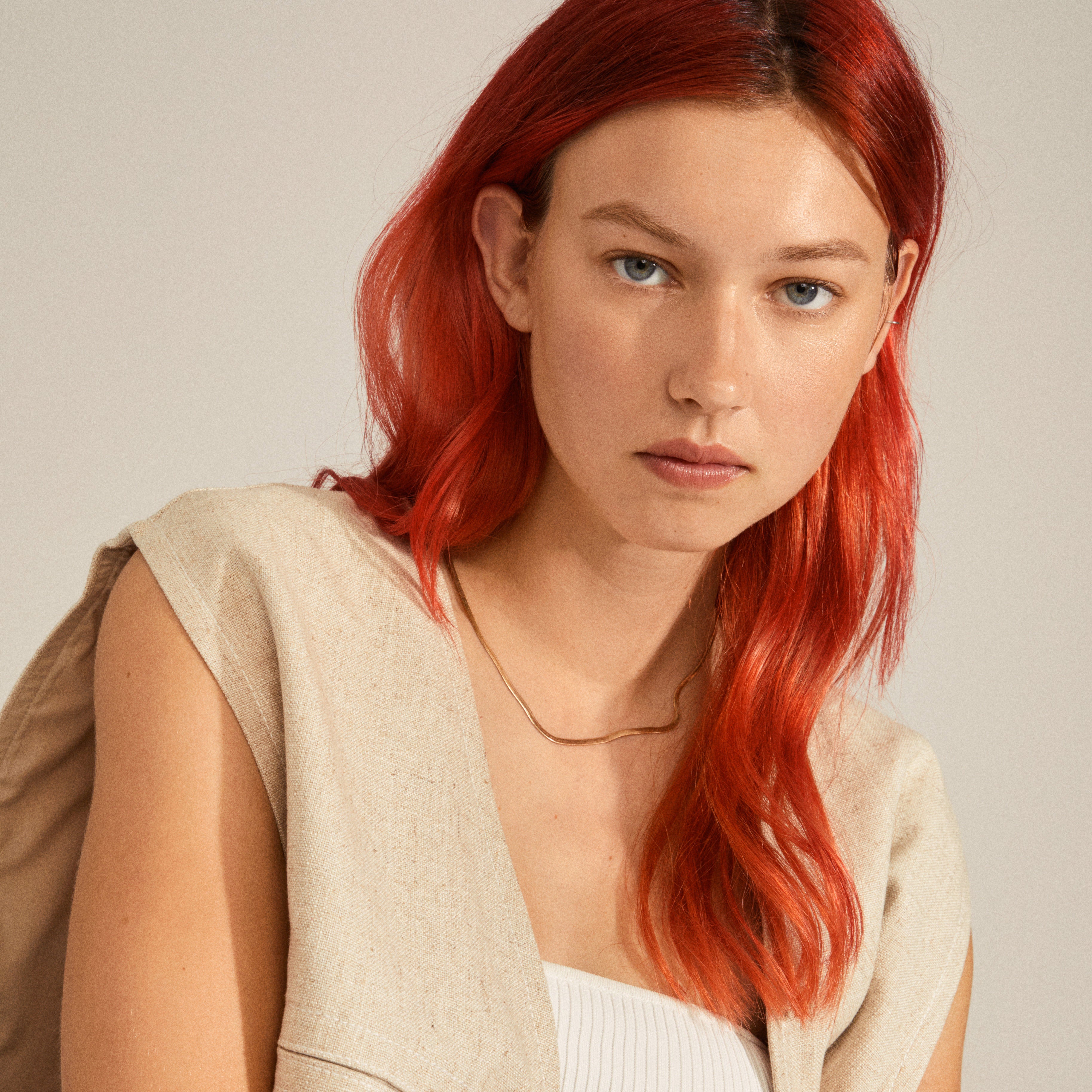 Joanna halskæde - forgyldt